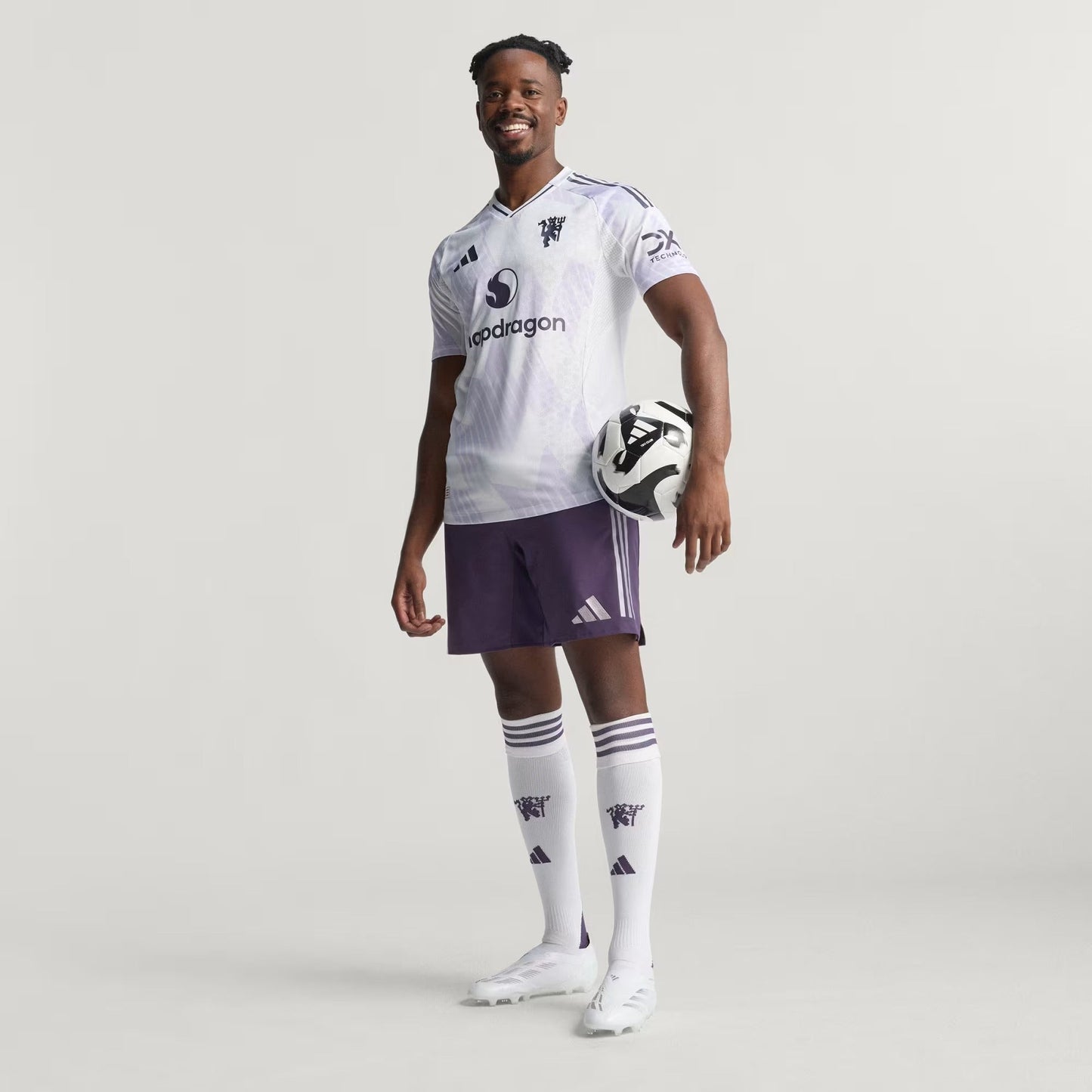 Camisa Adidas Manchester United 2025/26 II - vista traseira