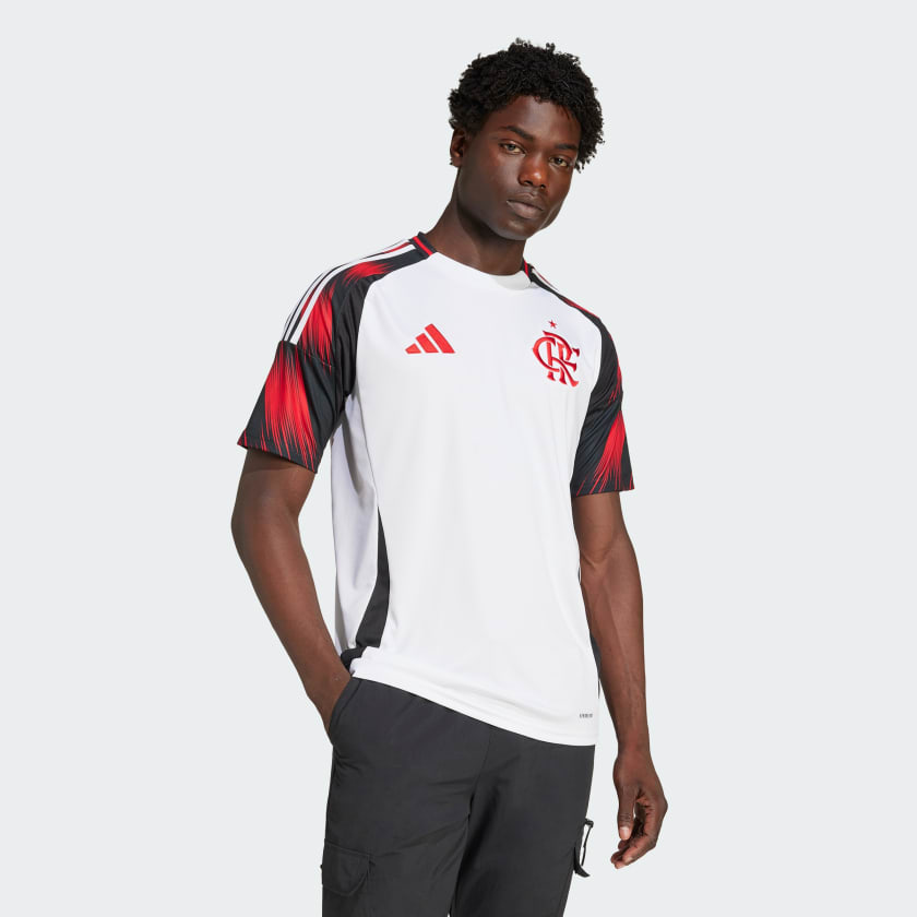 Camisa Adidas Flamengo 2025/26 II G. PLATA N° 50 - detalhe