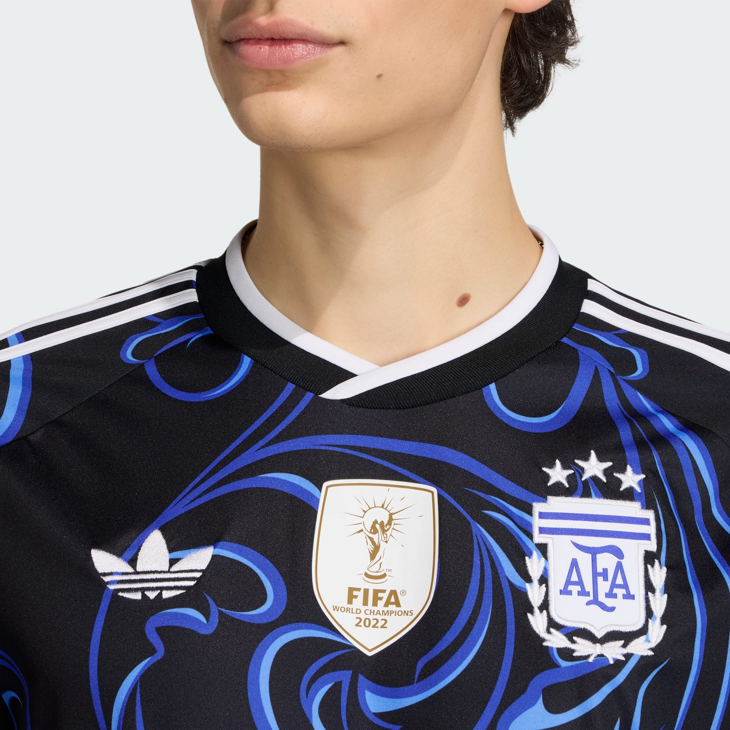 Camisa Argentina 2026/27 II - detalhe da manga