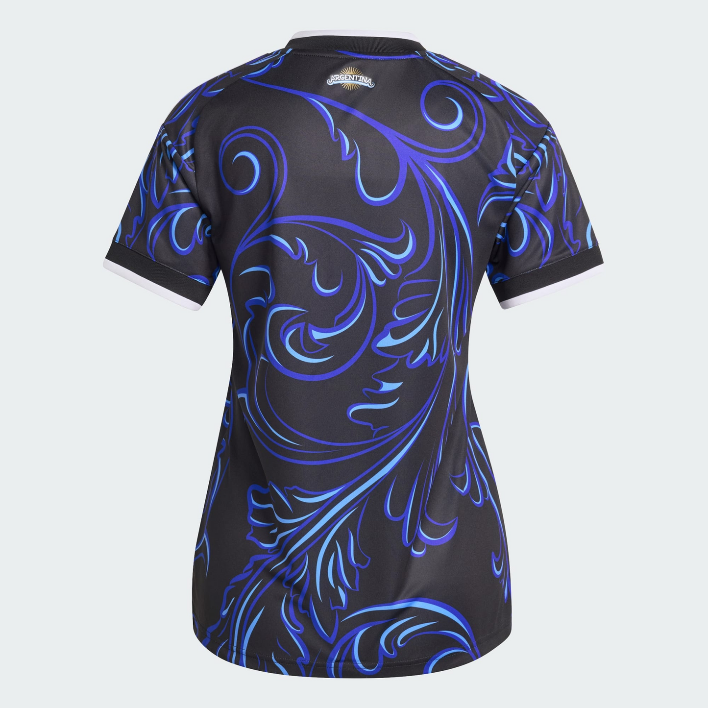 Camisa Feminina Argentina 2026/27 II - detalhe da gola