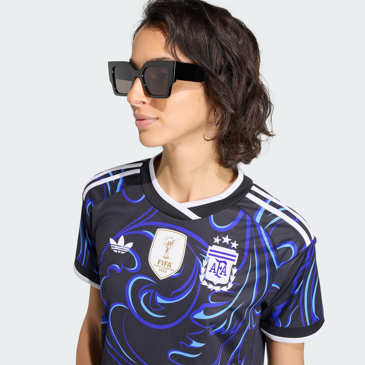 Camisa Feminina Argentina 2026/27 II - detalhe