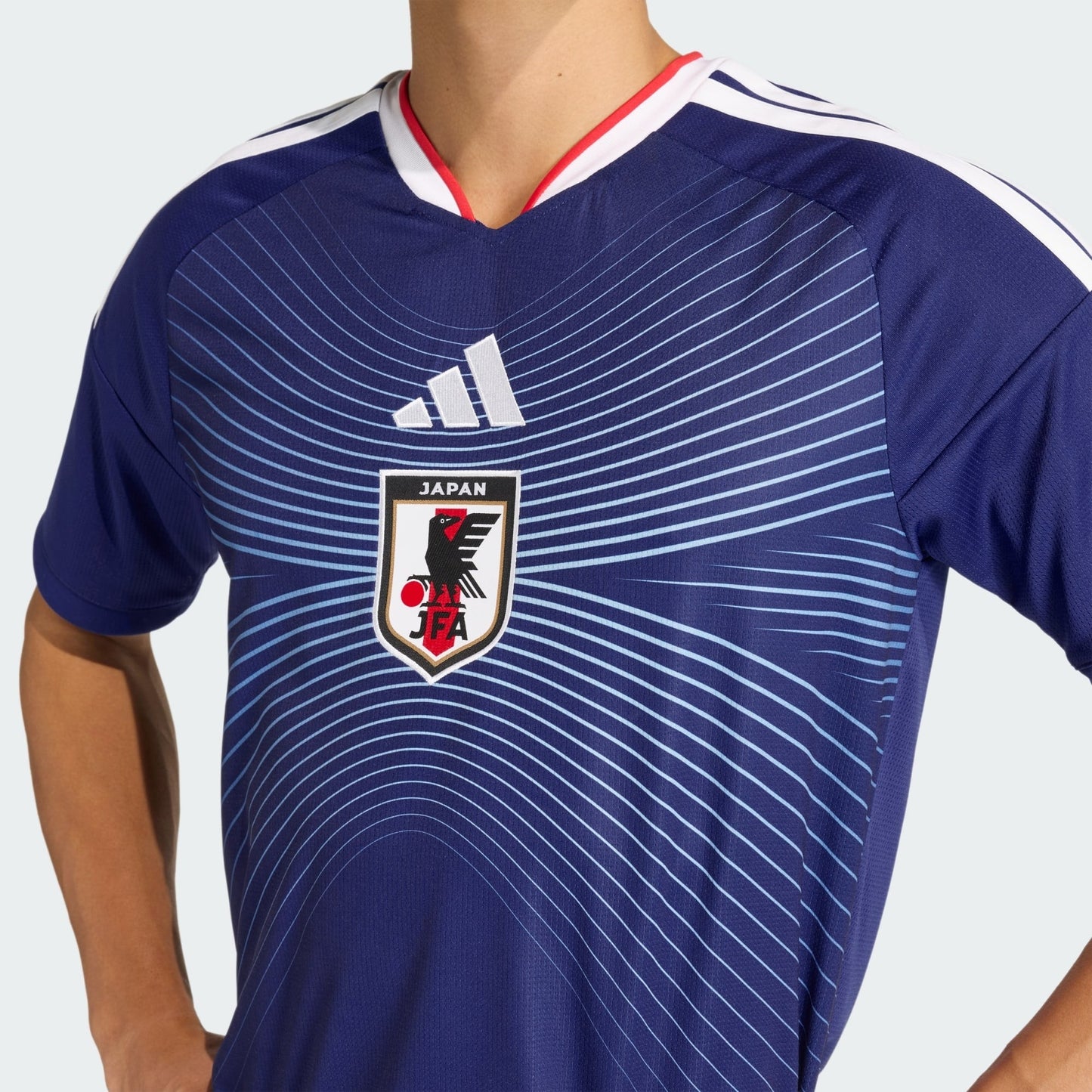 Camisa Japão 2026/27 I - detalhe da gola