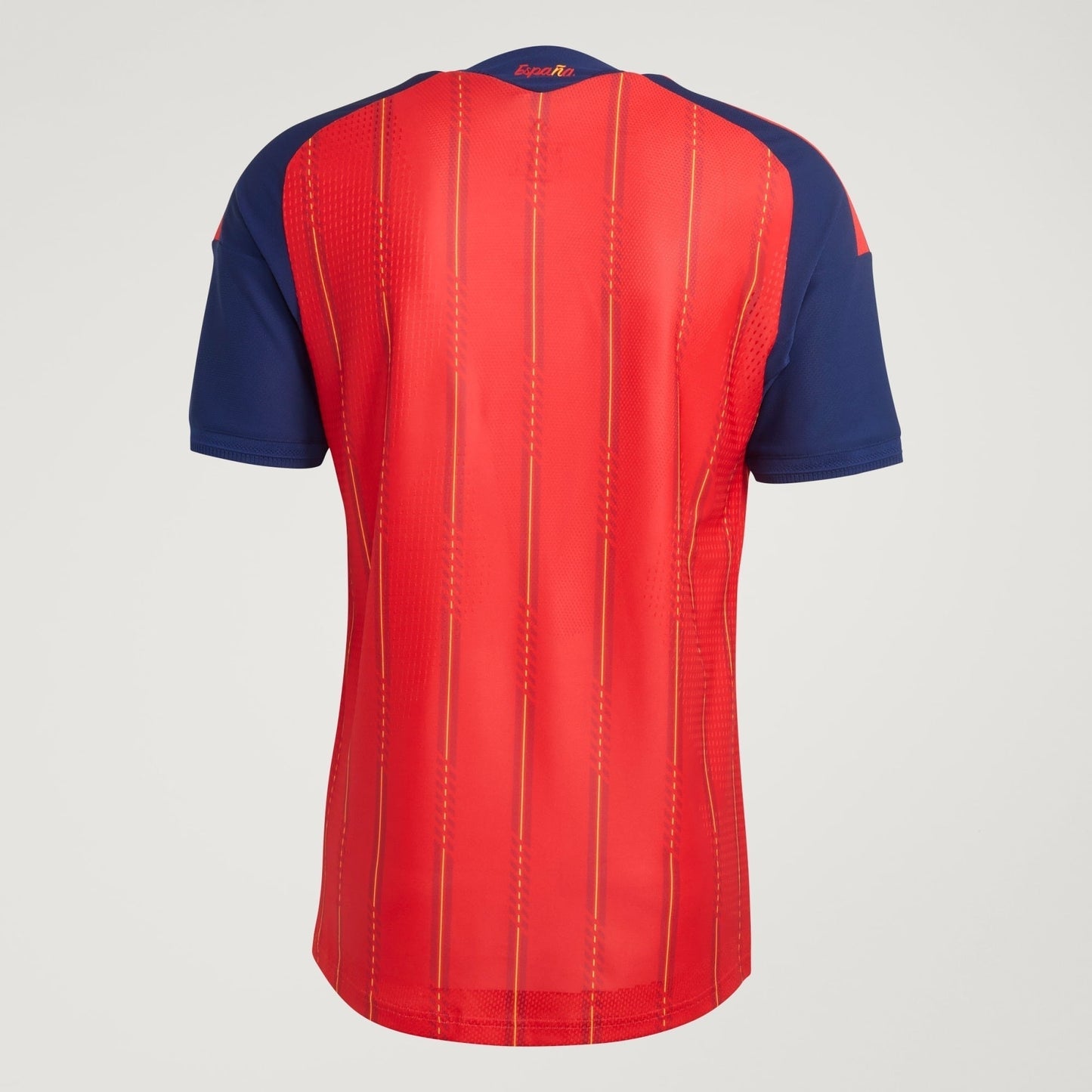 Camisa Espanha 2026/27 I Jogador - detalhe da gola