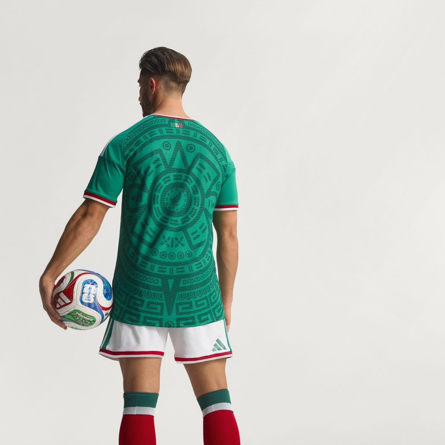 Camisa México 2026/27 I Jogador - vista traseira