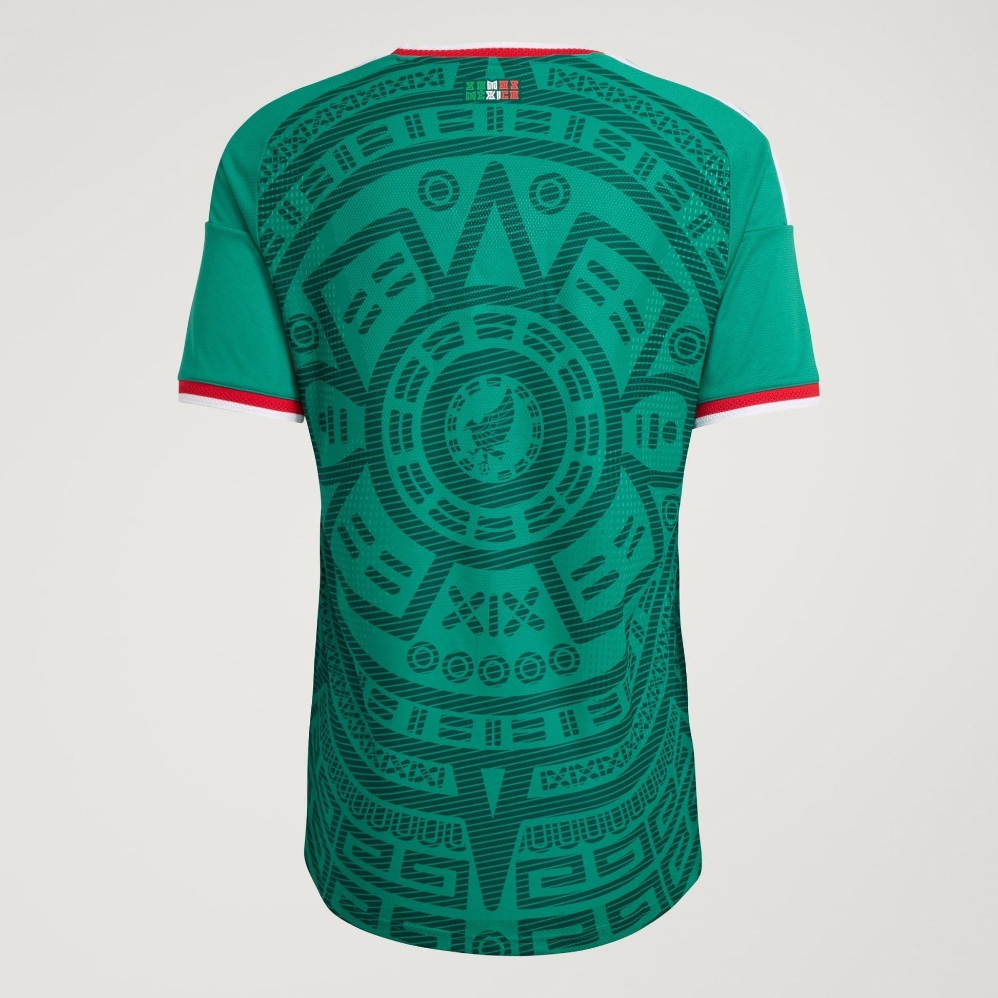 Camisa México 2026/27 I Jogador - detalhe da gola