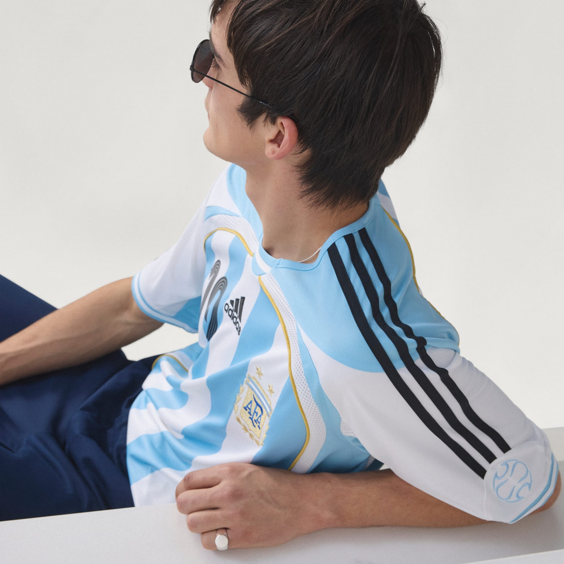 Camisa I Messi Argentina 2006 - etiqueta