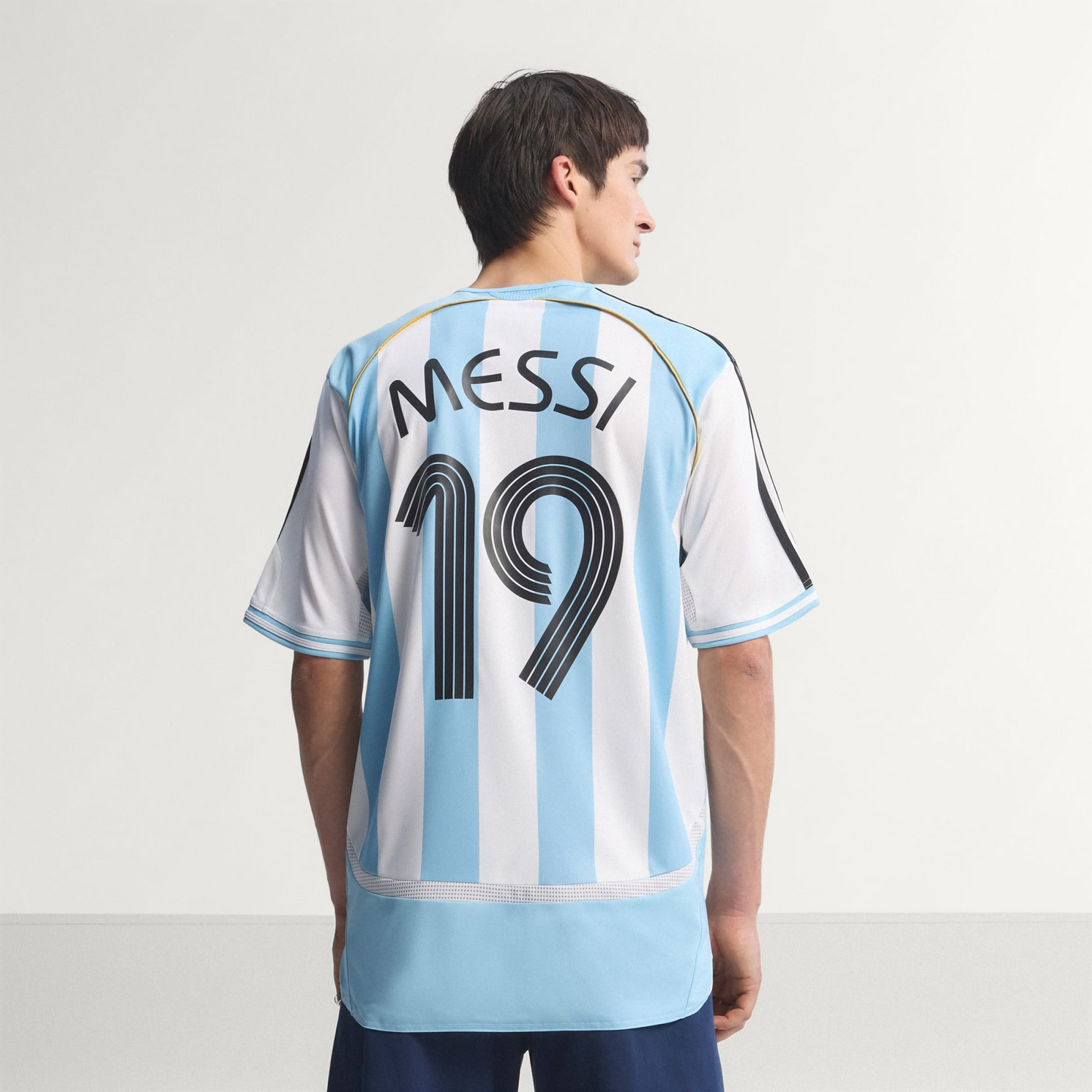 Camisa I Messi Argentina 2006 - vista traseira
