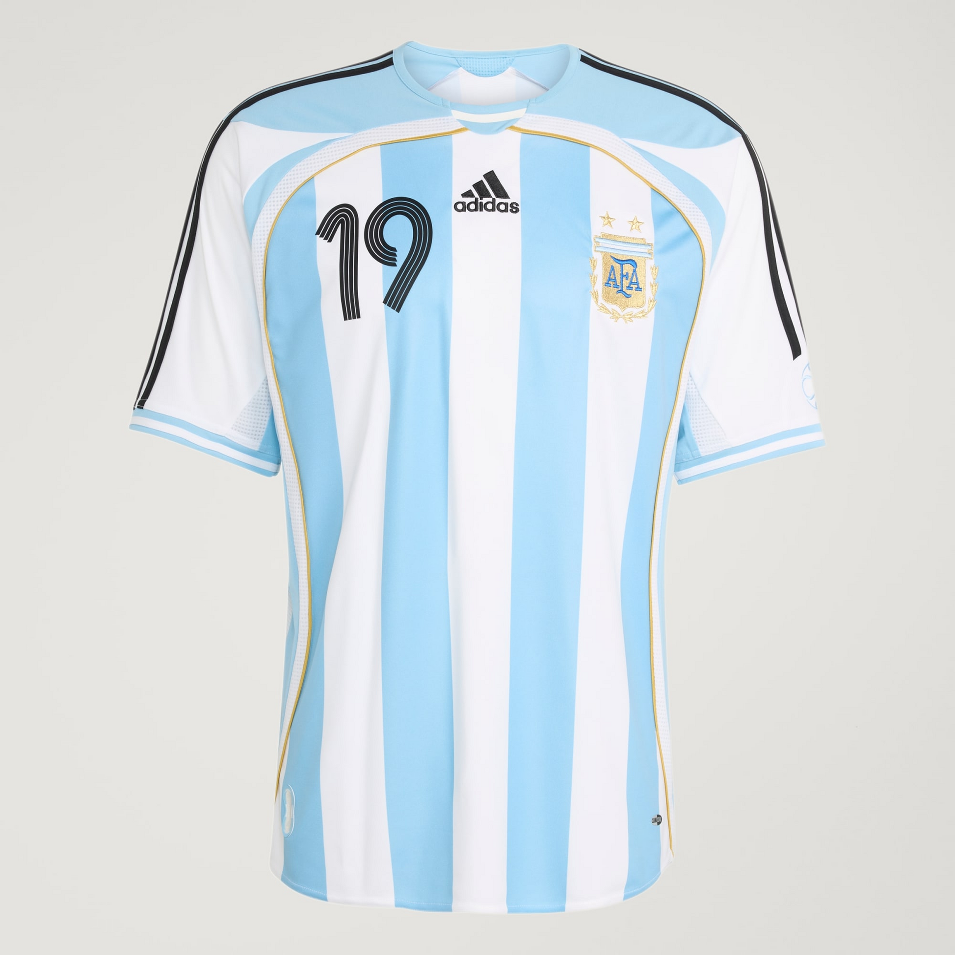 Camisa I Messi Argentina 2006 - detalhe
