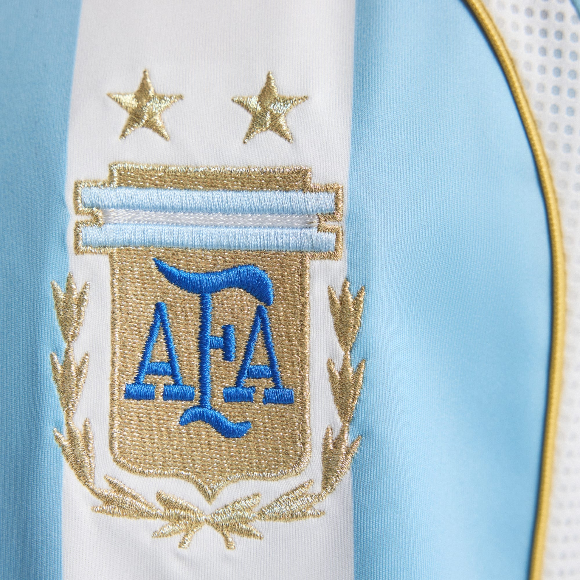 Camisa I Messi Argentina 2006 - detalhe
