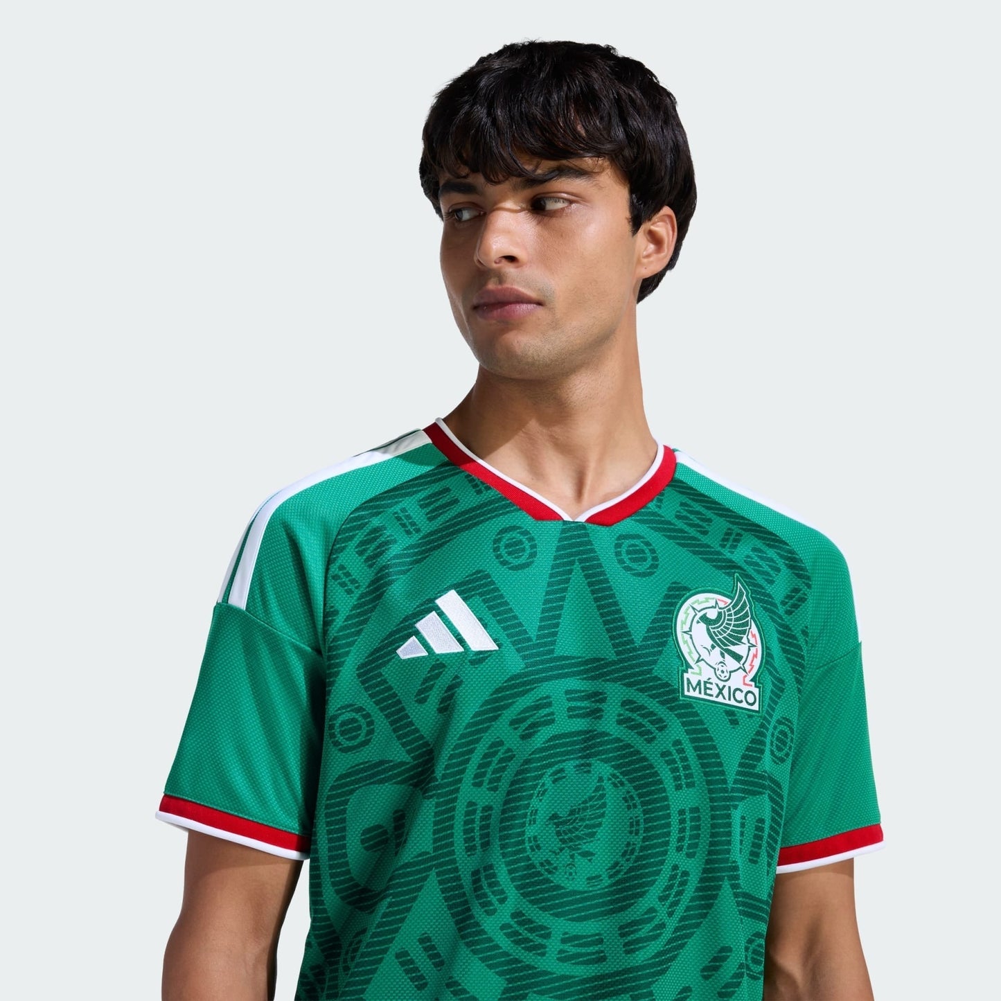 Camisa México 2026/27 I - detalhe da manga