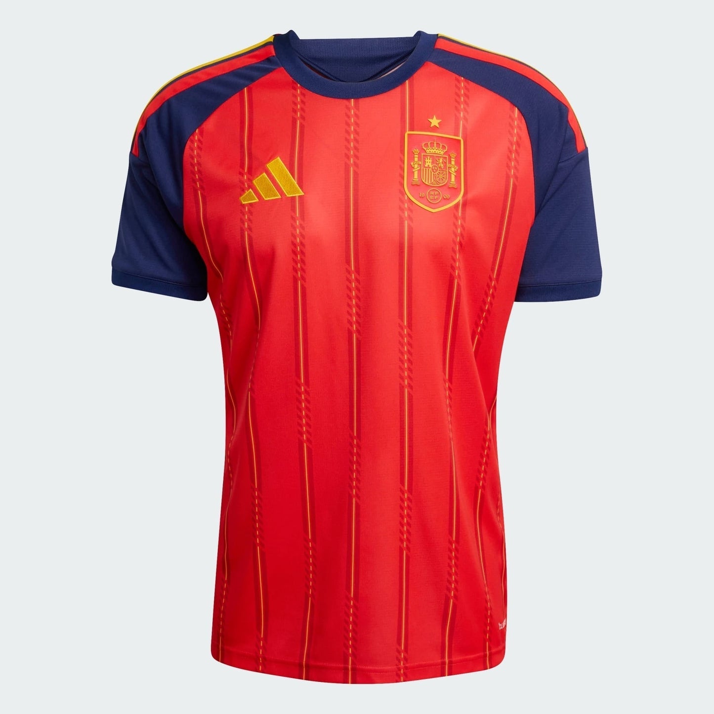 Camisa Espanha 2026/27 I - detalhe da manga
