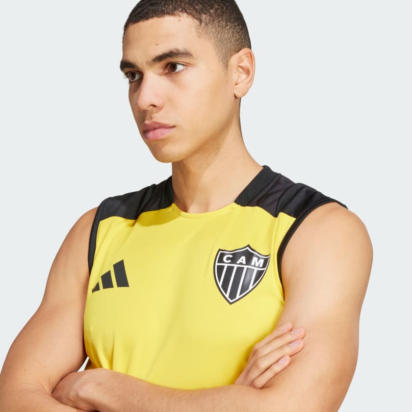 Regata Treino Adidas Atlético Mineiro 2024/25 Tiro - detalhe da manga