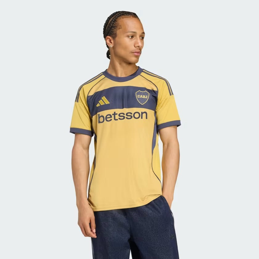 Camisa Adidas Boca Juniors 2025/26 II - detalhe da gola