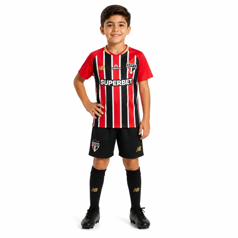 Conjunto Infantil São Paulo Away 26/27