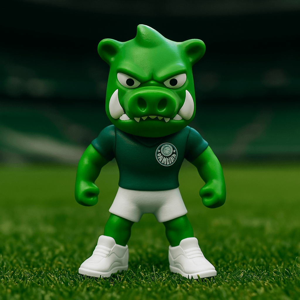 Mascote do Palmeiras - Porco - detalhe