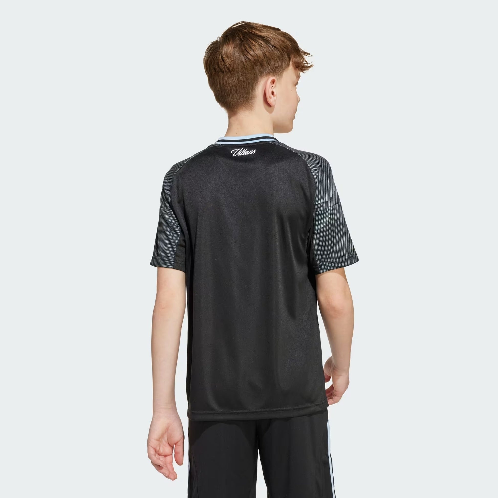 Conjunto Infantil Adidas Aston Villa 2025/26 II - detalhe