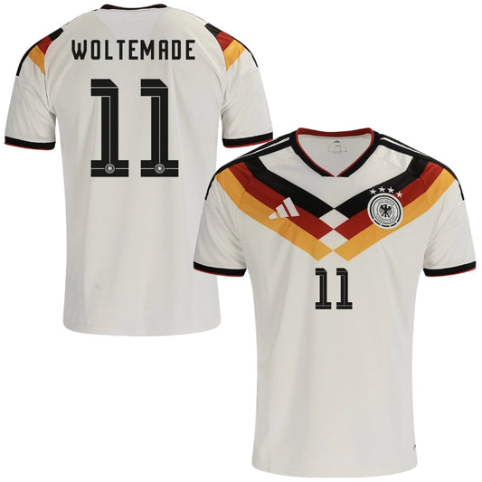 Camisa Alemanha Home Copa 2026 - #11 Woltemade - Torcedor
