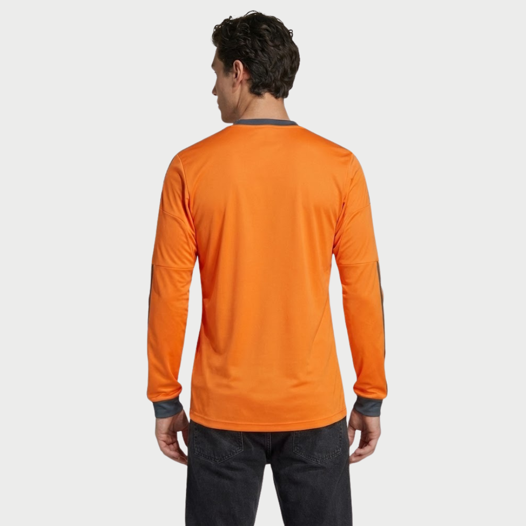 Camisa Retrô Real Madrid 2013/14 II Manga Longa - vista traseira