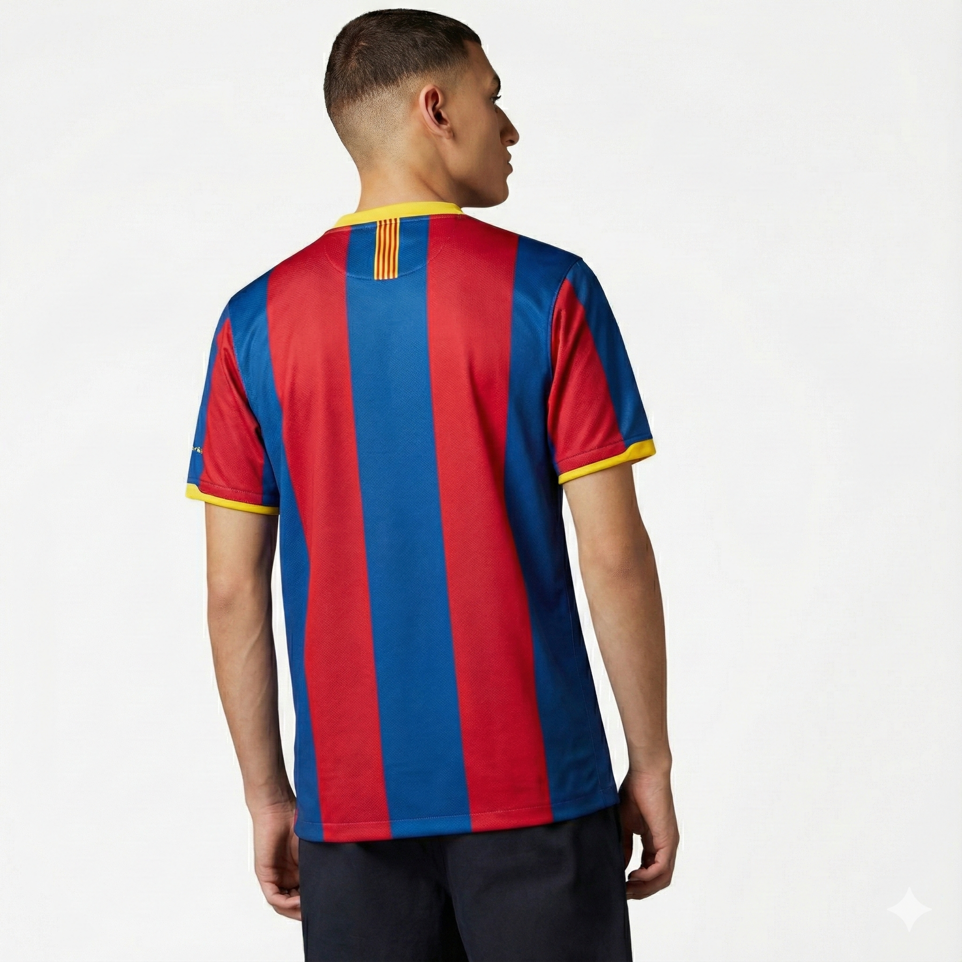 Camisa Retrô Barcelona 2010/11 I - vista traseira