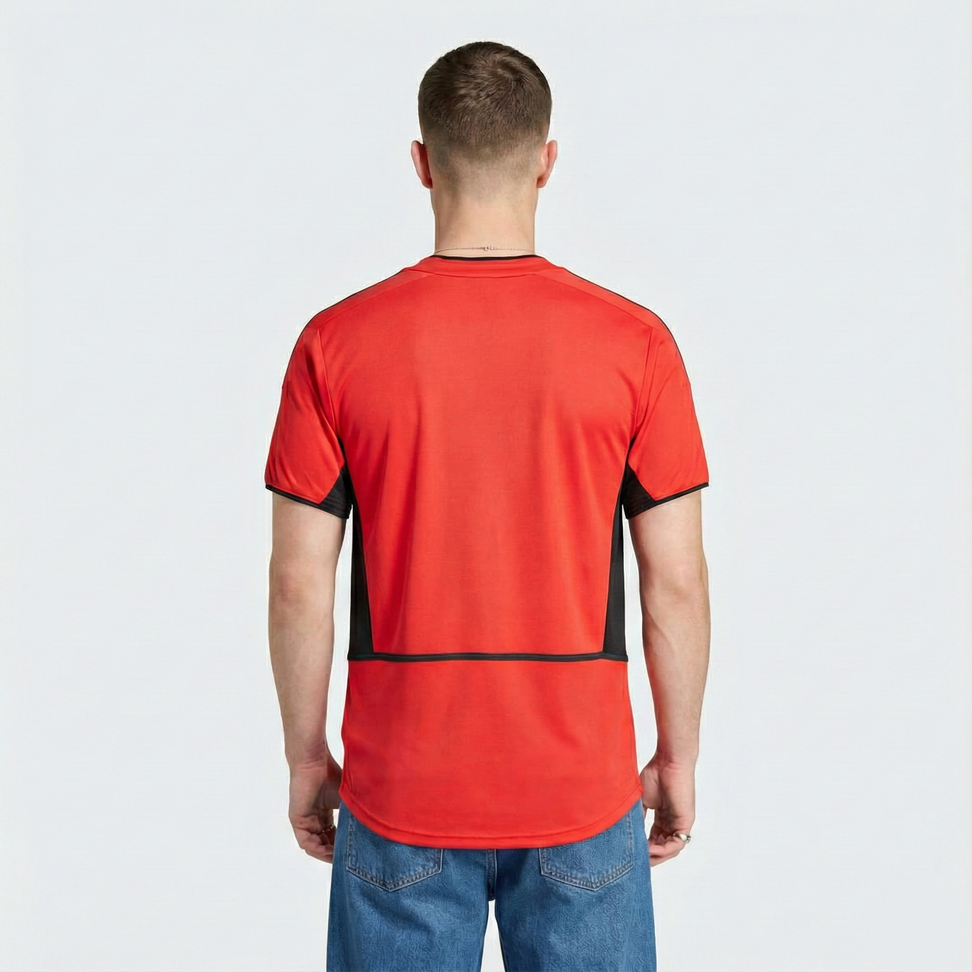 Camisa Retrô Manchester United 2002/04 I - vista traseira