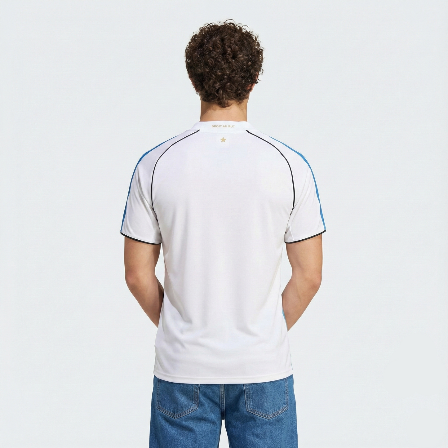 Camisa Olympique de Marseille Titular 05/06 - Versão Retro - vista traseira