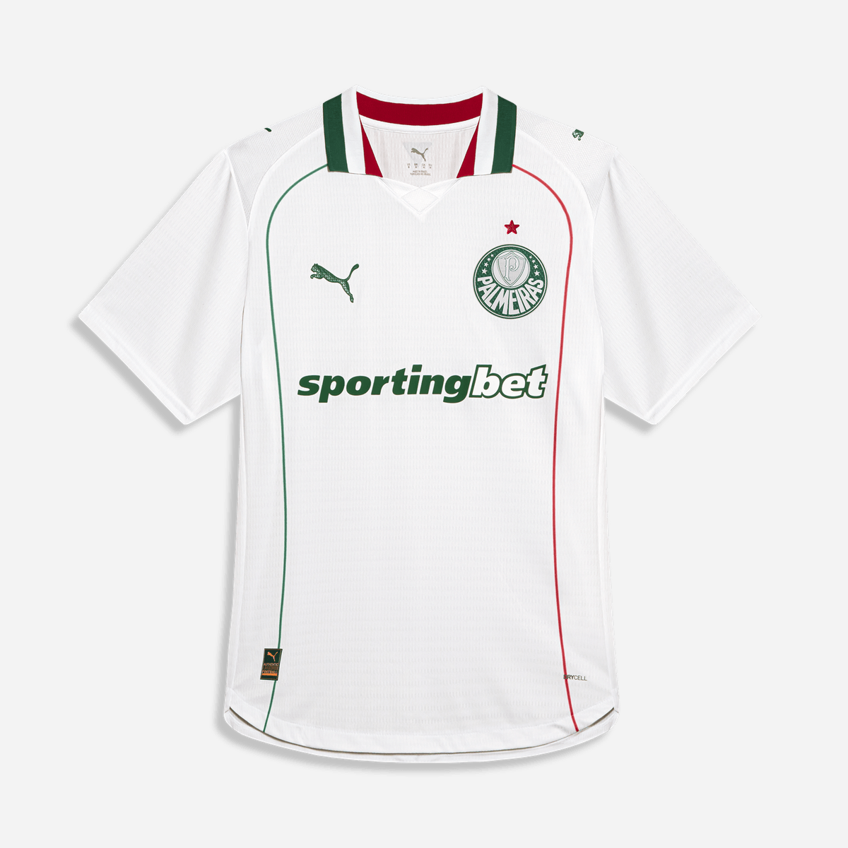Camisa Puma Palmeiras 2026/27 II Jogador - detalhe da manga