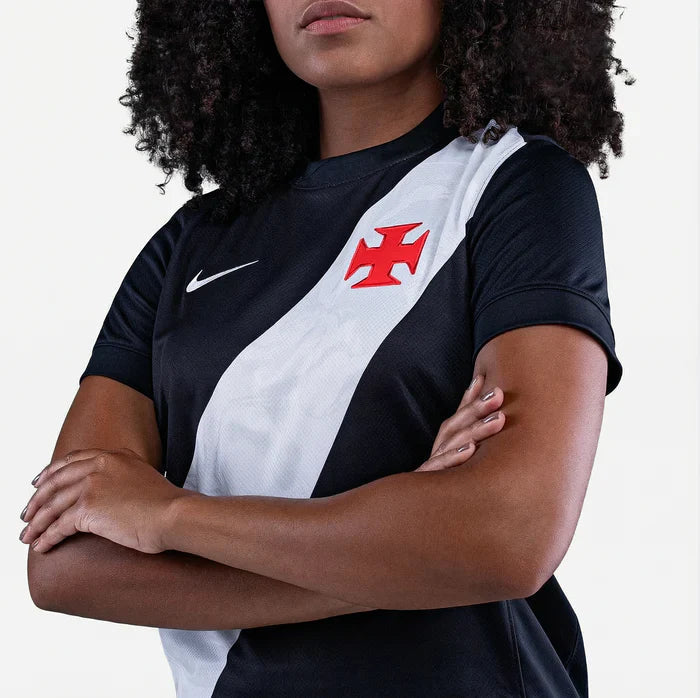 Camisa Feminina Vasco 2026/27 I - detalhe da gola
