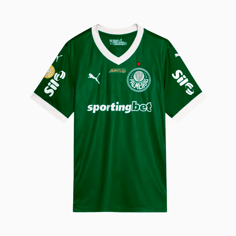 Camisa Puma Palmeiras 2025/26 I Com Patrocínios - etiqueta