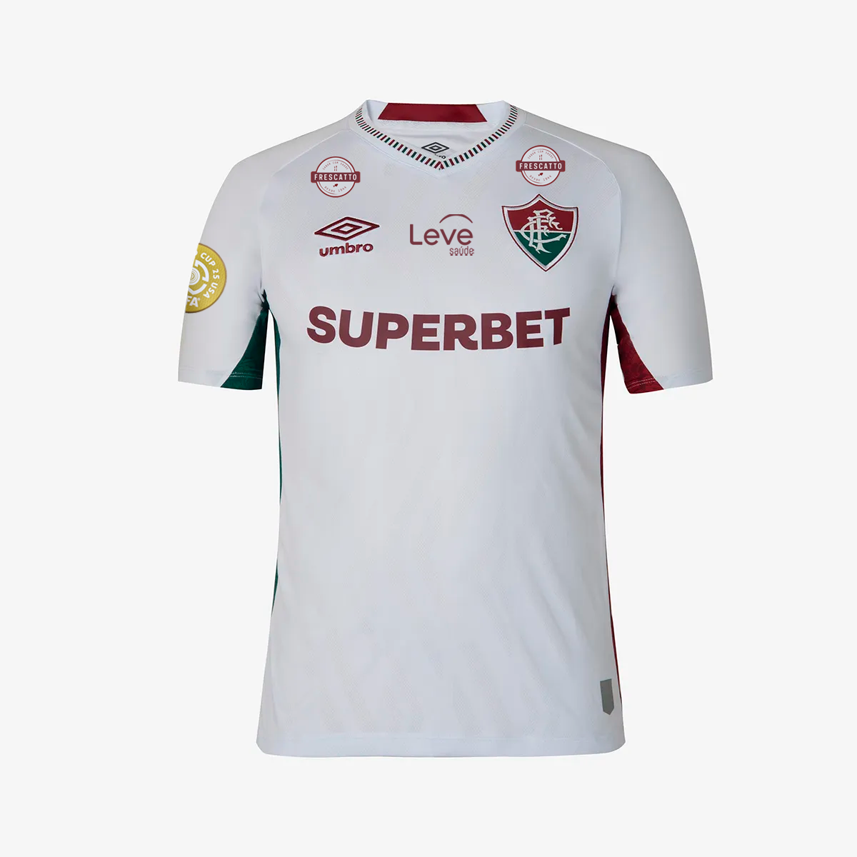 Camisa Umbro Fluminense 2025/26 II Com Patrocinios - detalhe da manga
