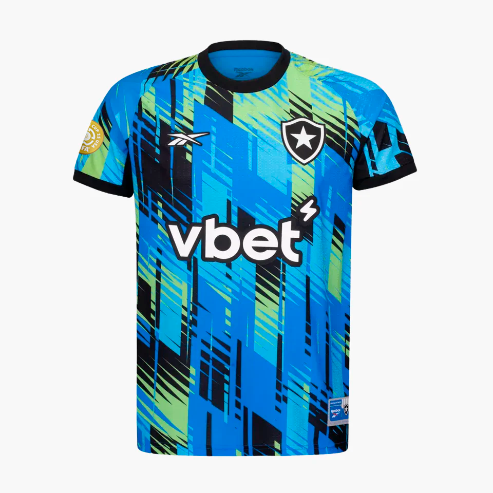 Camisa Goleiro Reebok Botafogo 2025/26 I - detalhe da manga