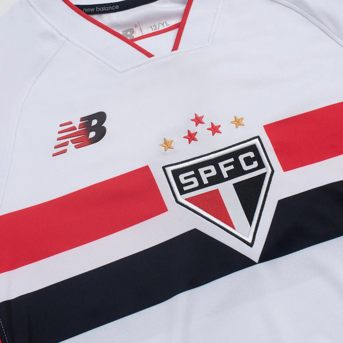 Conjunto Infantil São Paulo 2026/27 I - detalhe da gola