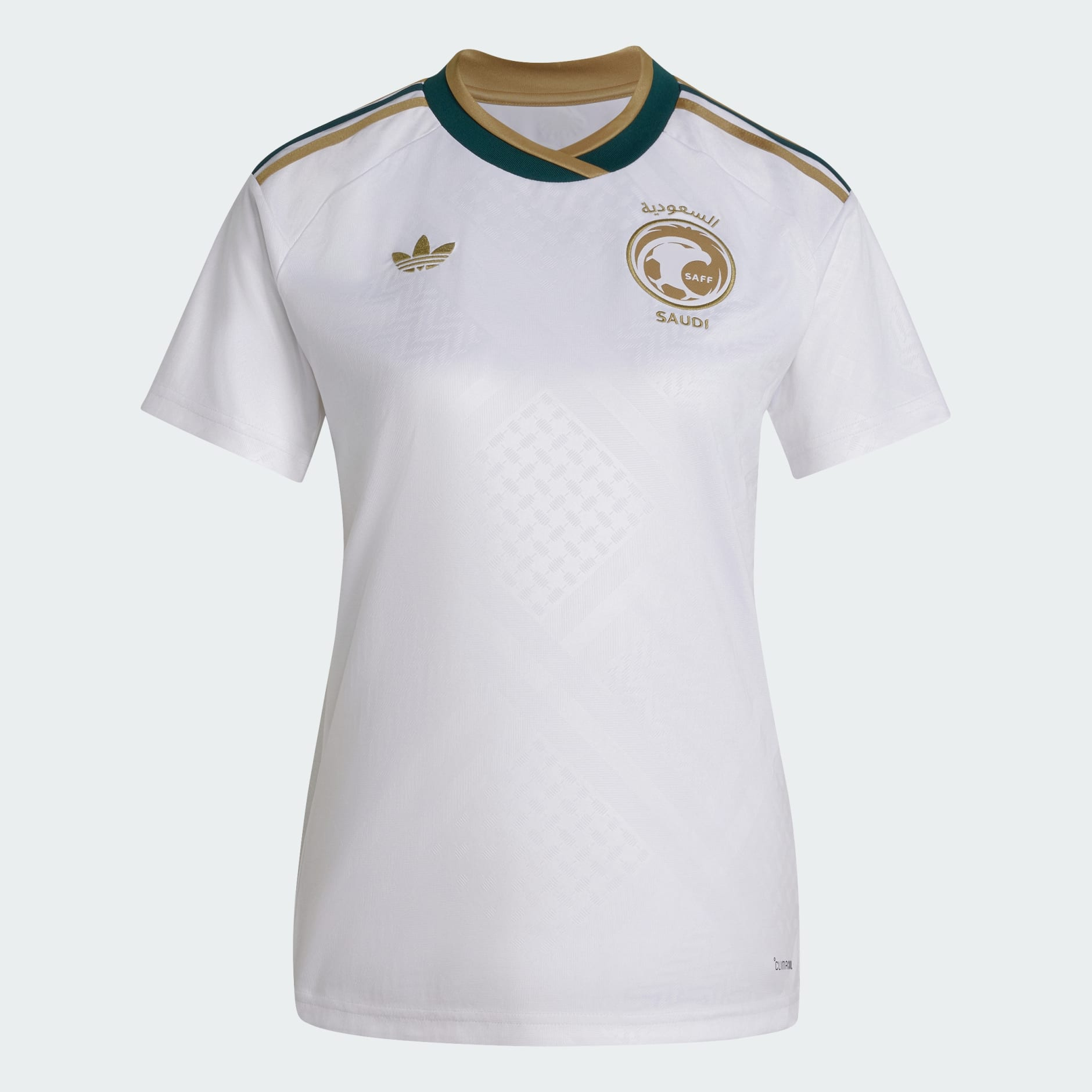 Camisa Feminina Arábia Saudita 2026/27 II - detalhe da gola