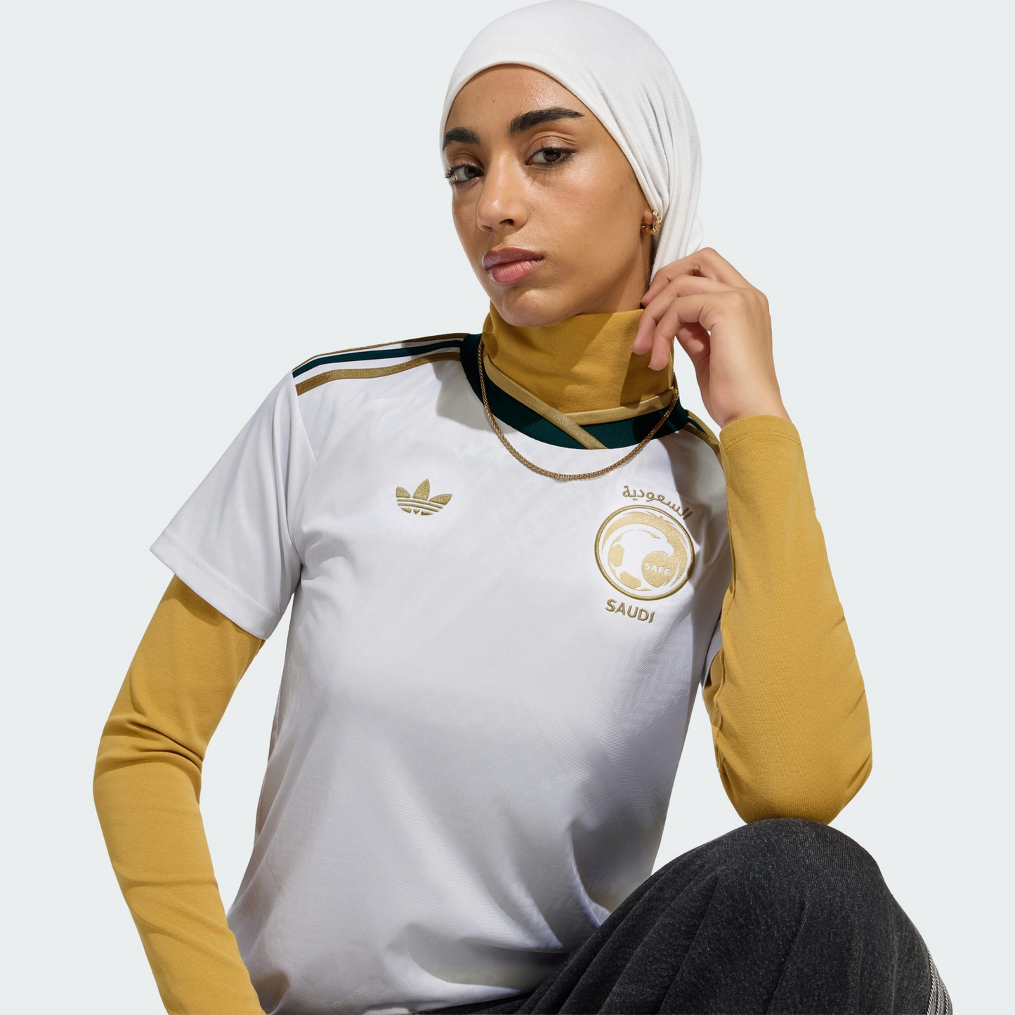 Camisa Feminina Arábia Saudita 2026/27 II - detalhe