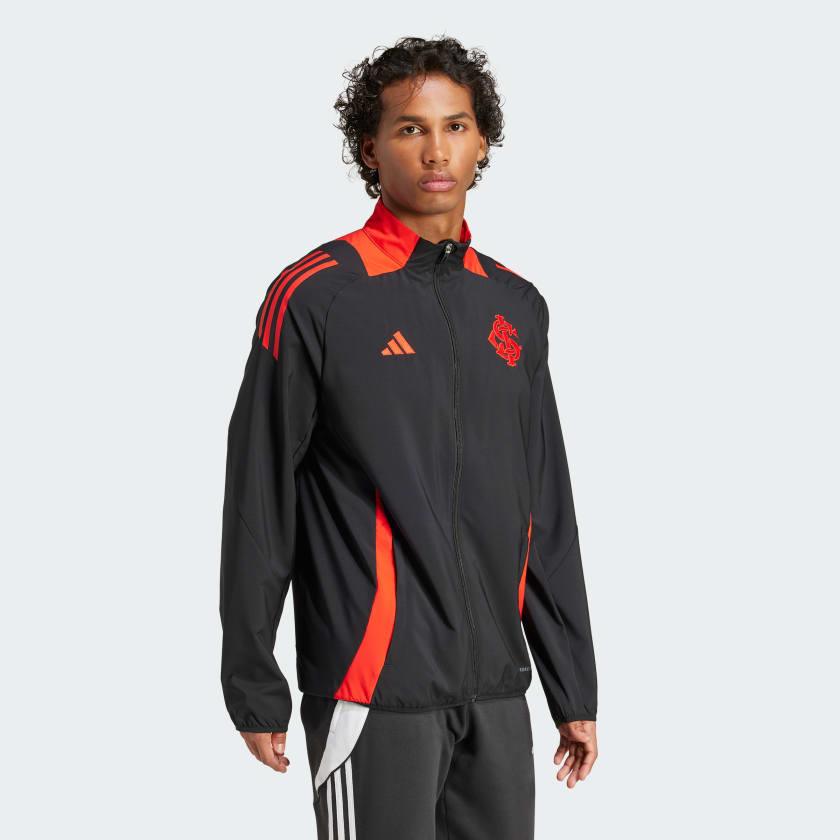 Jaqueta Apresentação Adidas Internacional 2024 Tiro - detalhe da gola