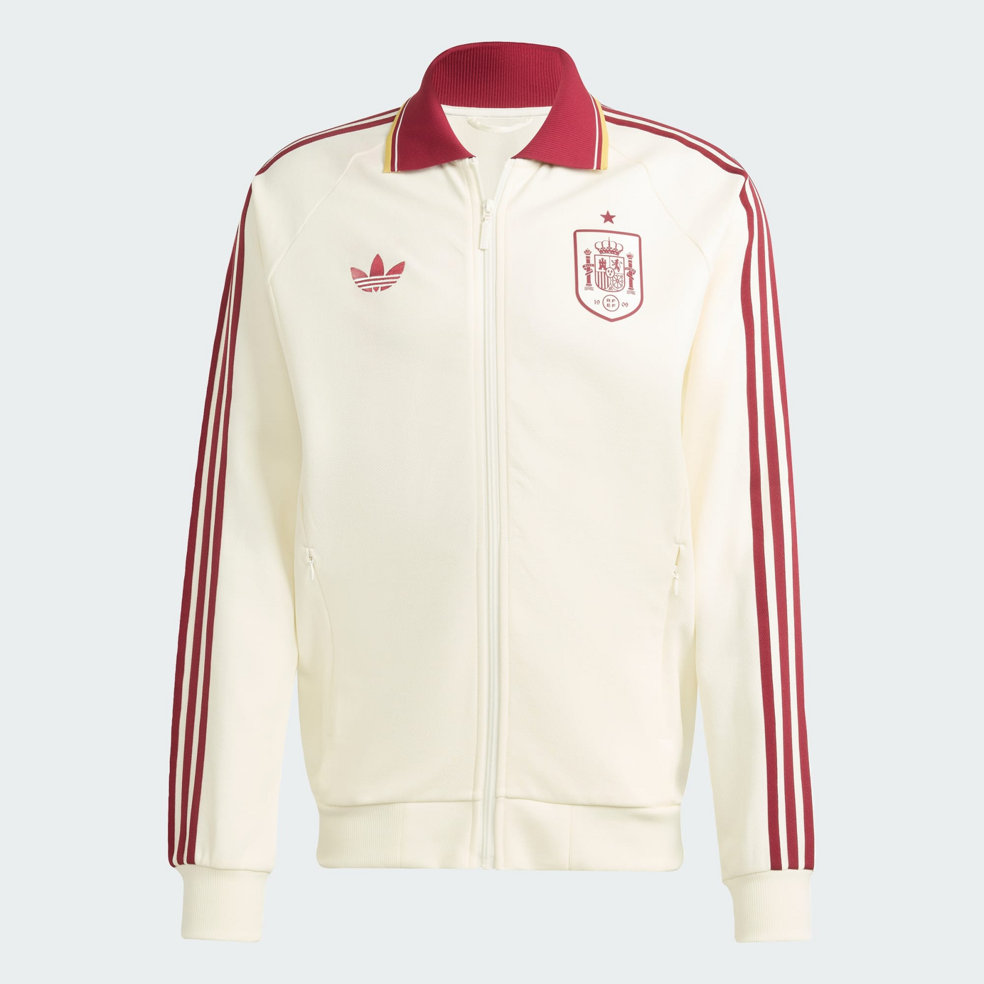 Jaqueta Hino II Espanha - detalhe da gola