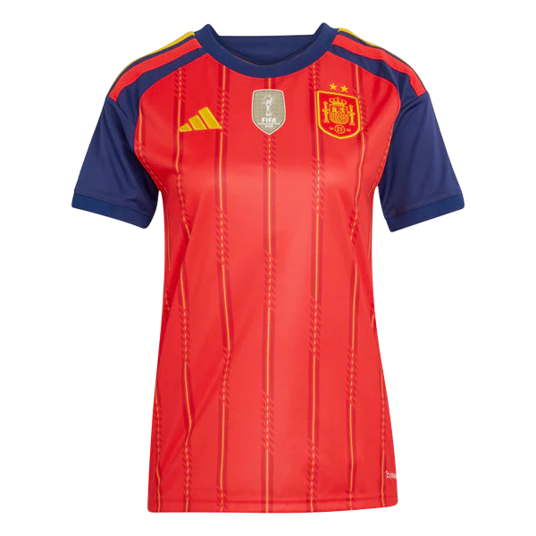 Camisa Espanha 2026/27 I Home Torcedor - Edição Campeões do Mundo - Feminina