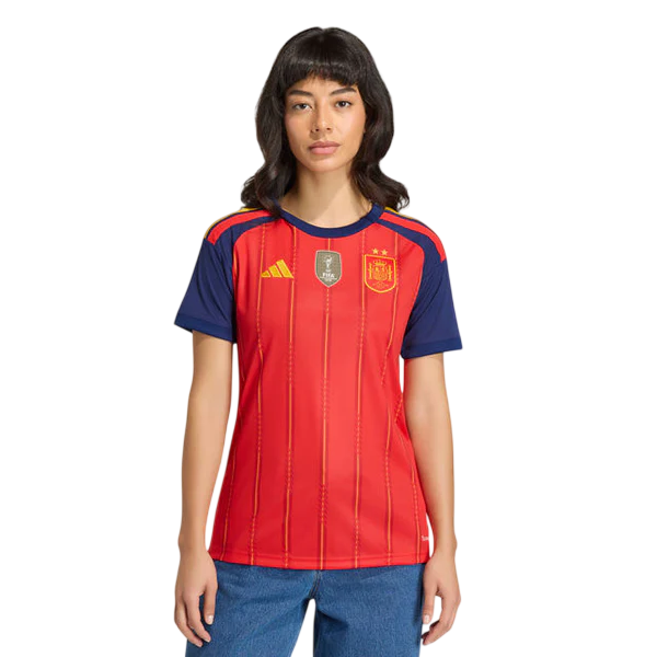 Camisa Espanha 2026/27 I Home Torcedor - Edição Campeões do Mundo - Feminina