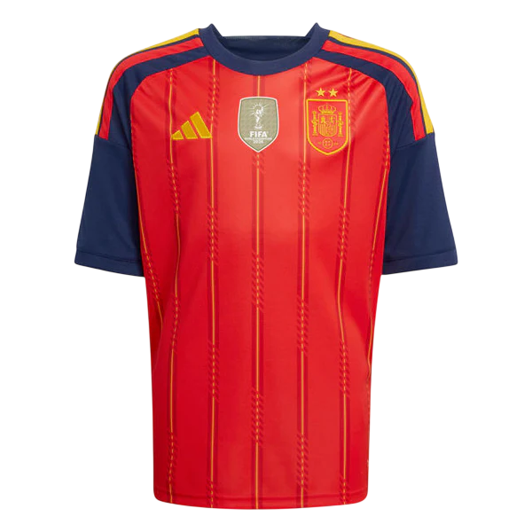 Kit Infantil Espanha 2026/27 I Home Torcedor - Edição Campeões do Mundo