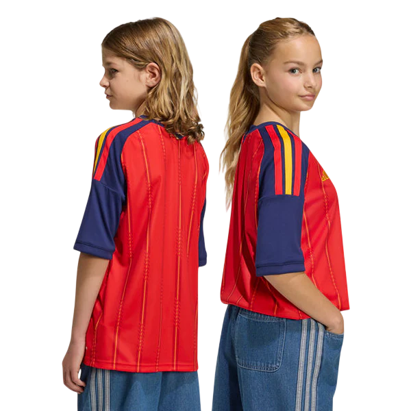 Kit Infantil Espanha 2026/27 I Home Torcedor - Edição Campeões do Mundo