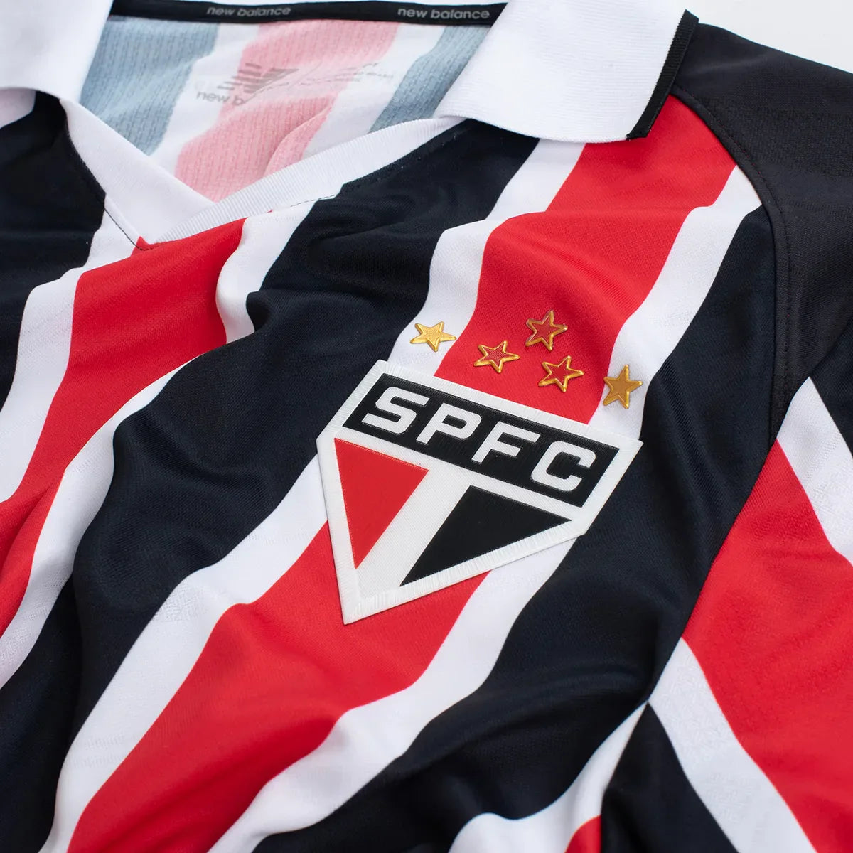 Camisa São Paulo II 2026/27 - detalhe da gola