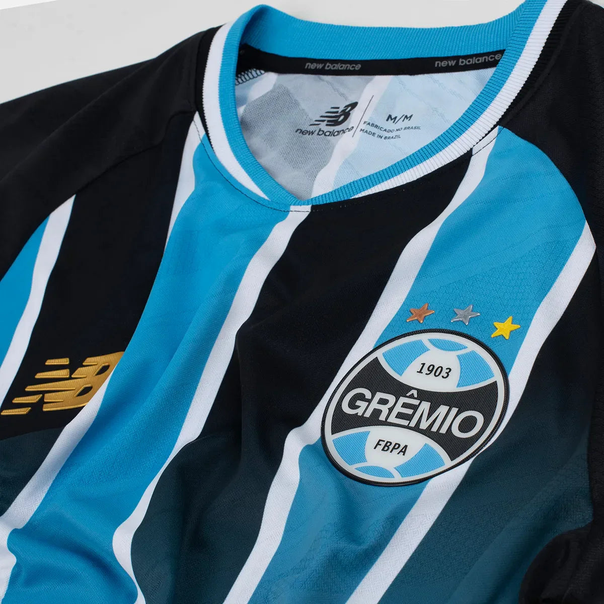 Camisa Grêmio 2026/27 I Jogador - detalhe da gola