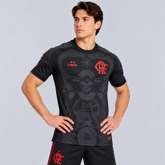 Camisa Flamengo Urubu de Lima 2026 Preta