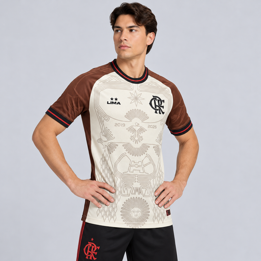Camisa Flamengo Urubu de Lima 2026 Off-White