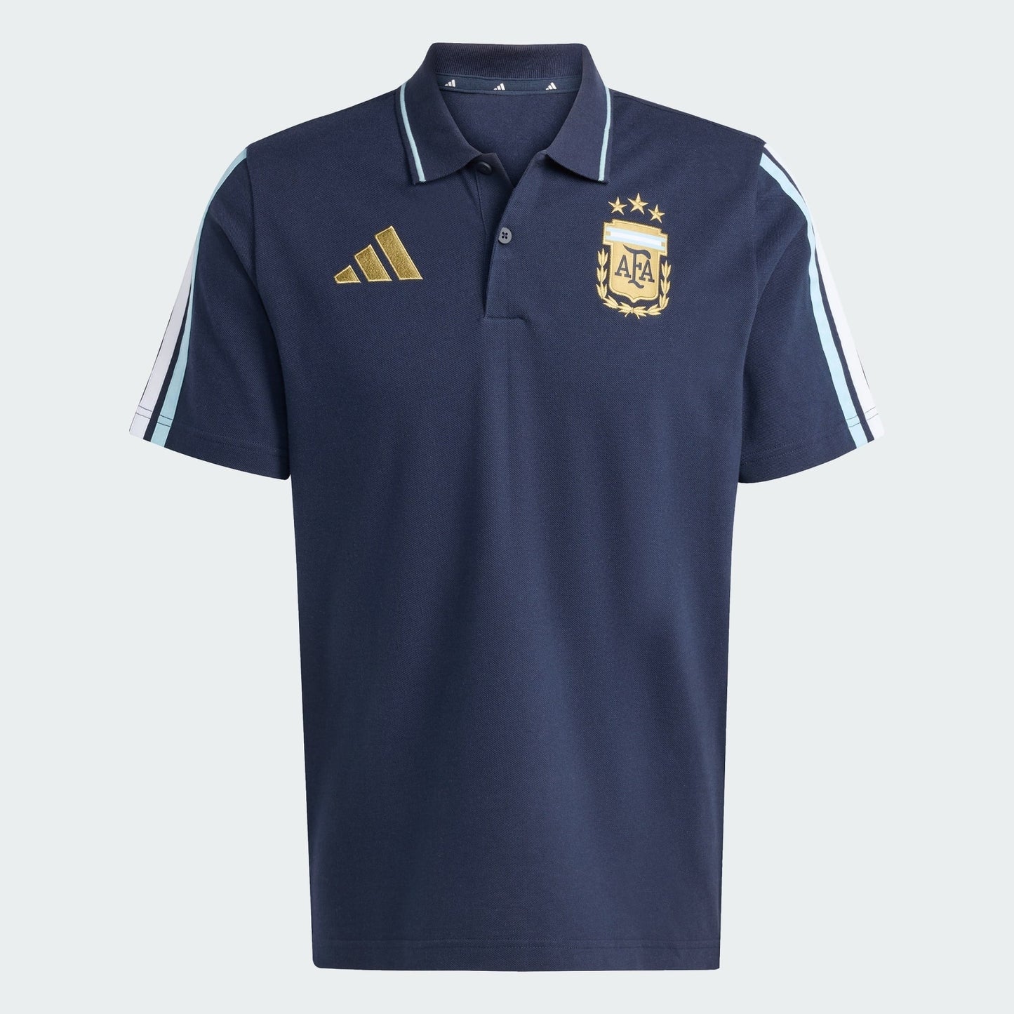 Camisa Polo Argentina 2026/27 - detalhe da gola