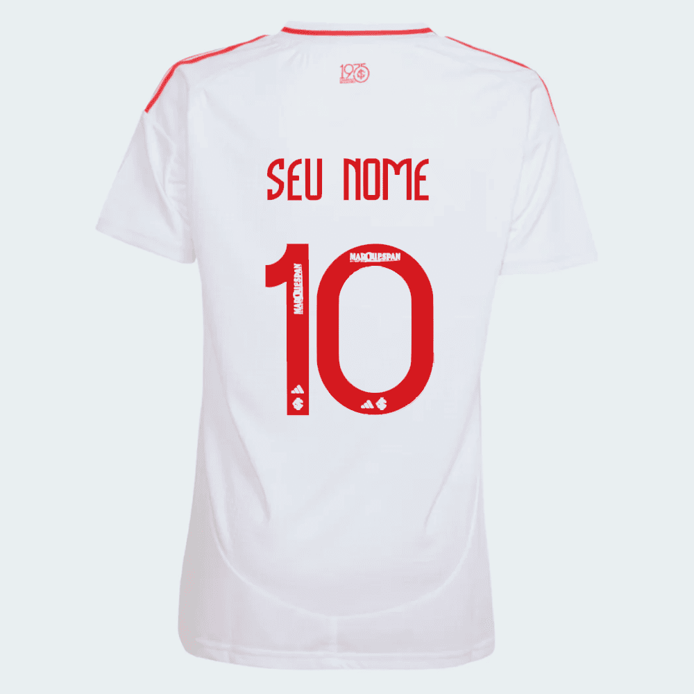 Camisa Feminina Adidas Internacional 2025/26 II - vista traseira