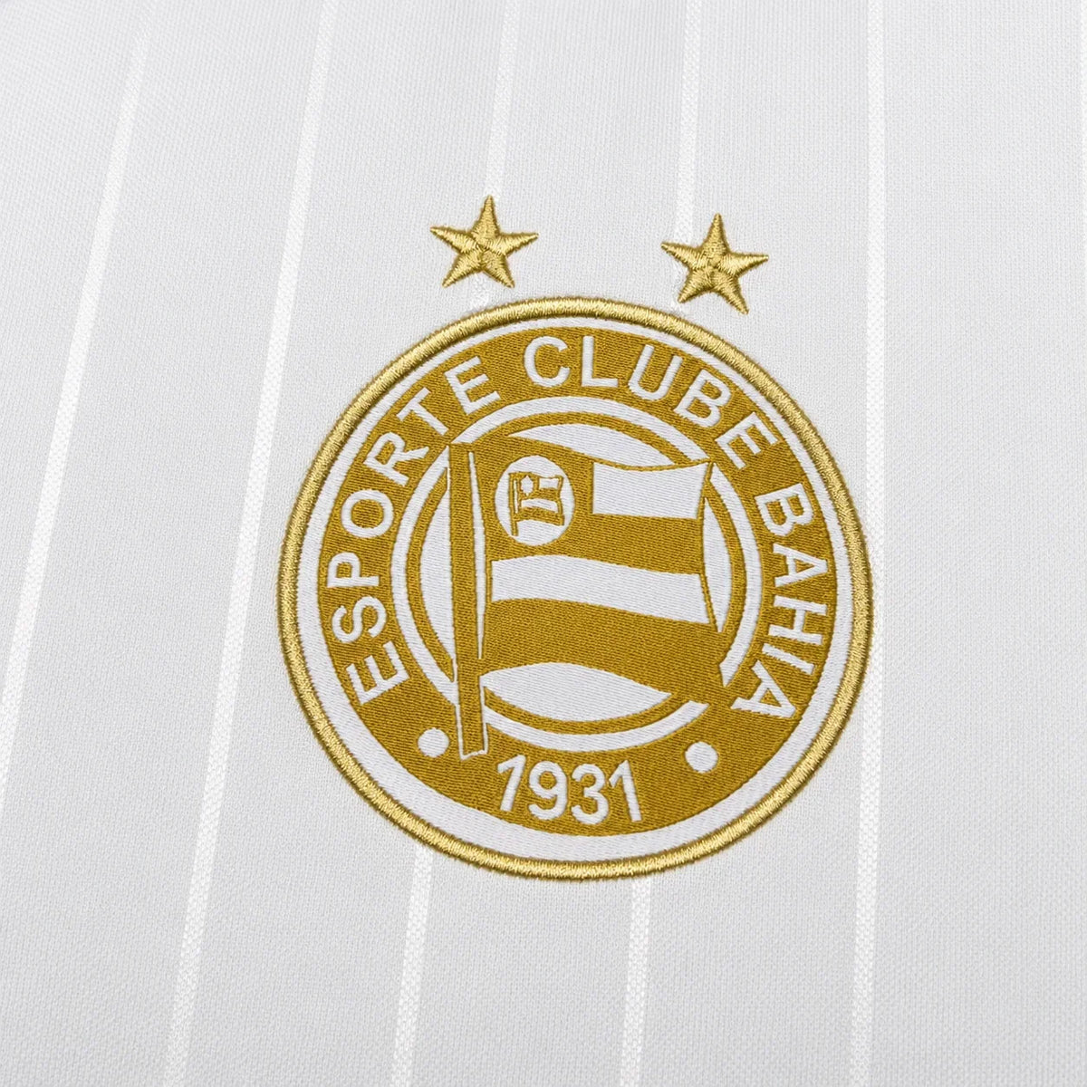 Camisa Bahia Socio Torcedor 26/27 - Branca e Dourada