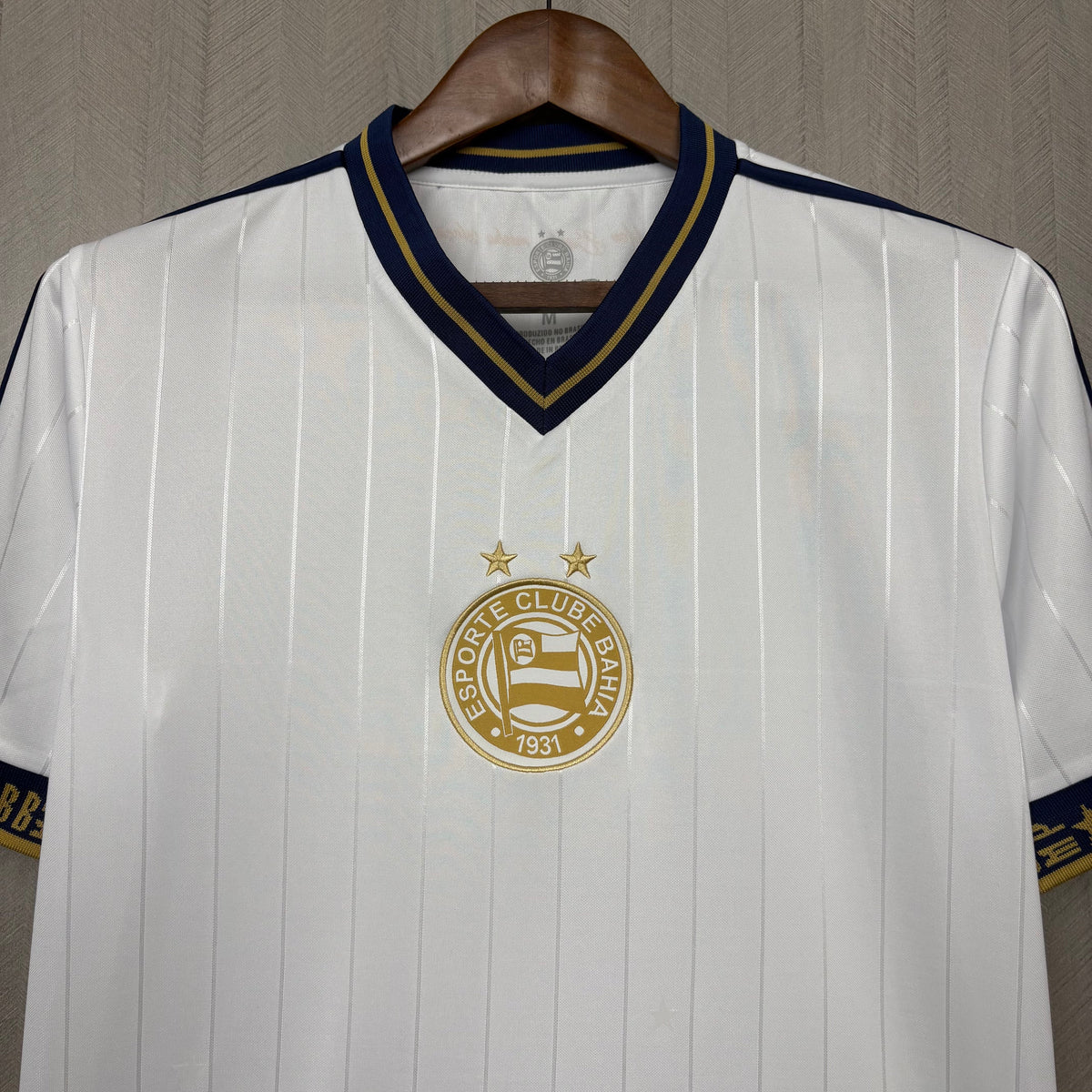 Camisa Bahia Socio Torcedor 26/27 - Branca e Dourada