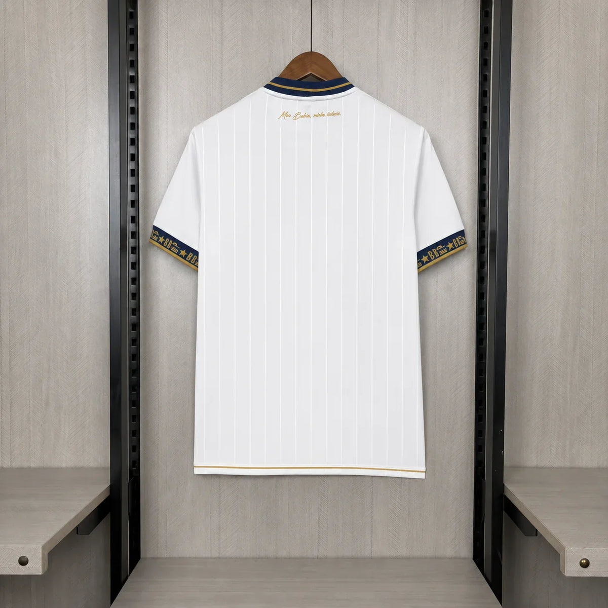 Camisa Bahia Socio Torcedor 26/27 - Branca e Dourada