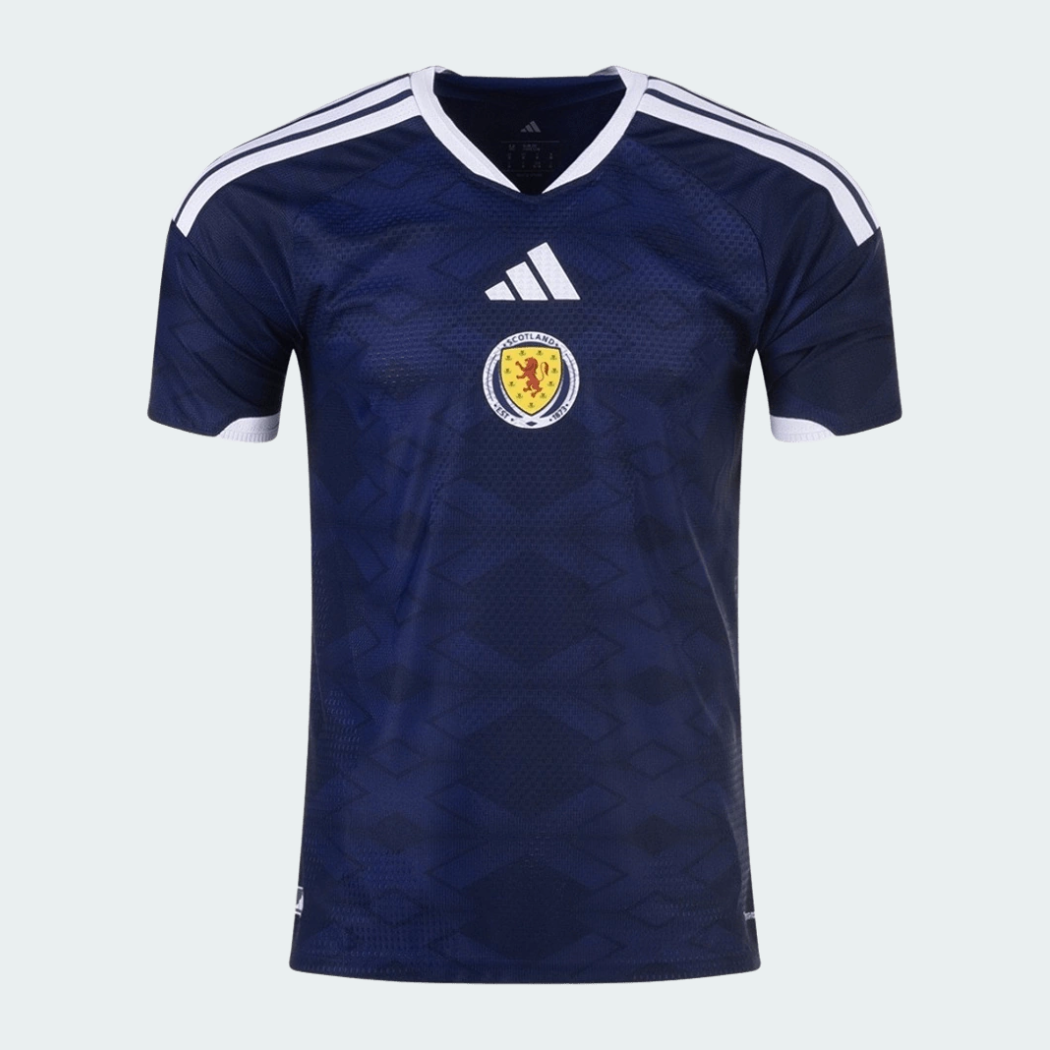 Camisa Escócia 2026/27 I - detalhe da gola