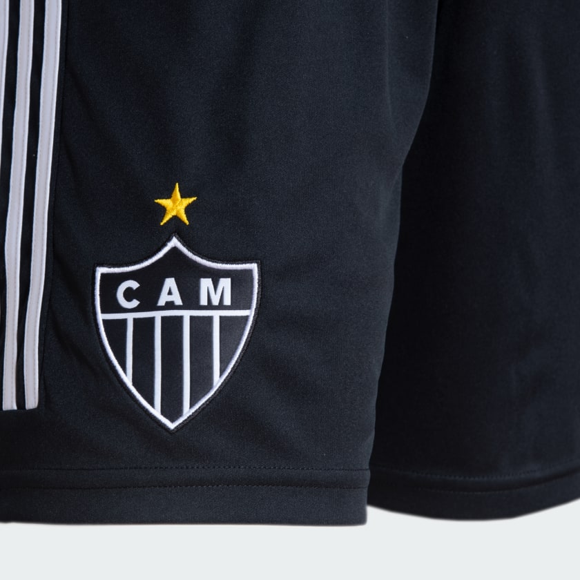 Shorts Adidas Atlético Mineiro 2024/25 I - detalhe da gola